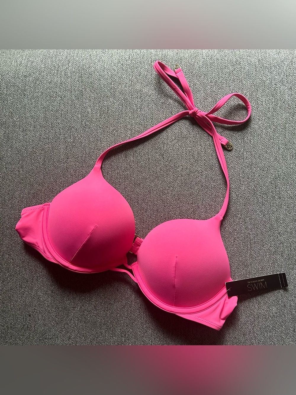NWT Victoria’s Secret Bombshell Add 2 Cups Push-Up Bikini Top 36A